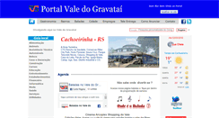 Desktop Screenshot of portalvaledogravatai.com